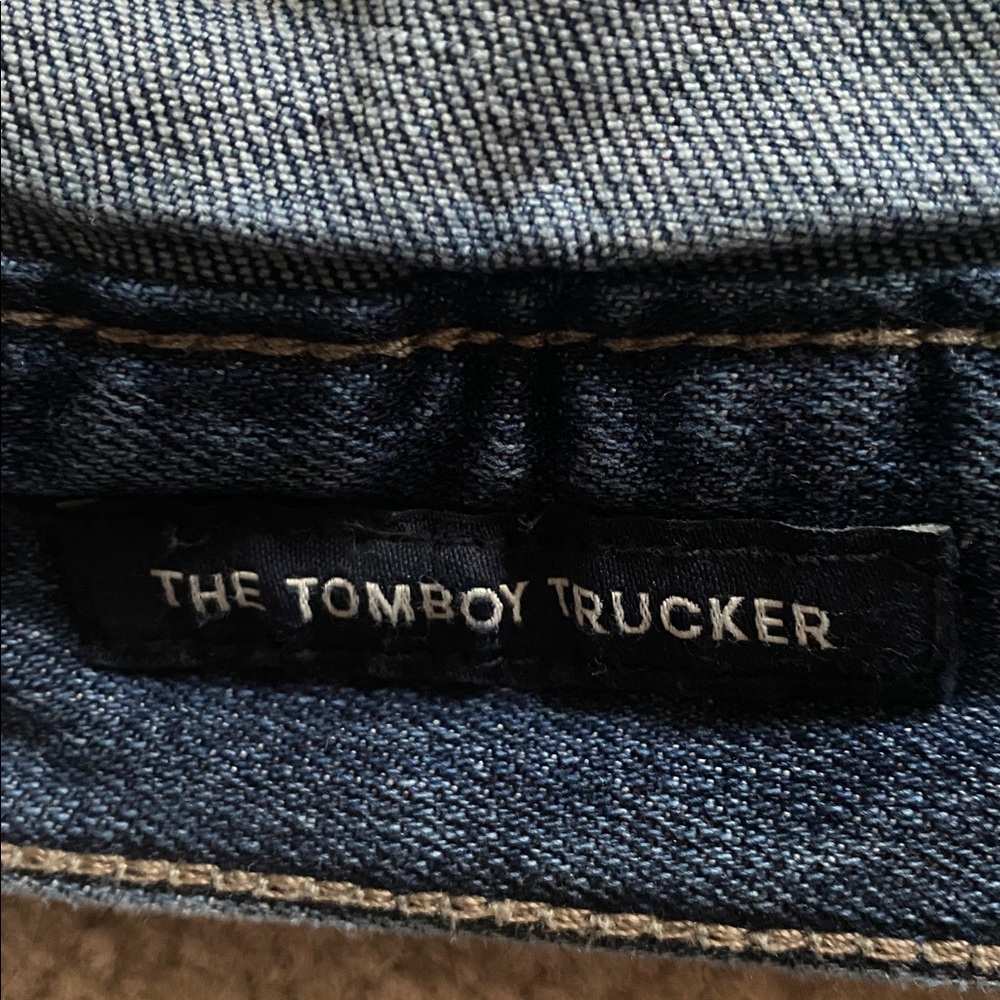 Lucky brand Tomboy Trucker jean jacket size small - Picture 11 of 11